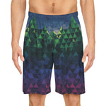 Geometric Basketball Shorts - Stylish Athletic Wear for Sports - Iron Phoenix GHG