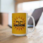 Personalized Sunshine Mug - Brighten Your Day, Custom Name Coffee Mug - Iron Phoenix GHG