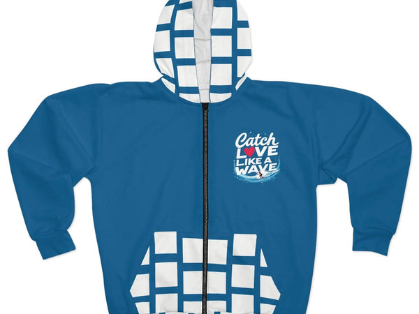 Valentine's Day Hoodie - Cozy Zip-Up Hoodie for Couples - Iron Phoenix GHG