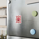 Rose Mandala Vinyl Decal — Kiss-Cut Floral Sticker for Laptops, Water Bottles & Windows