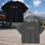 Personalized Cropped Star Tee - Vintage Dream Big Shirt | Custom Name Gift