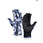 Winter Gloves Touch Screen Riding Motorcycle Sliding Waterproof Sports Gloves With Fleece - Iron Phoenix GHG