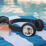 Black On-Ear Wireless Gaming Headphones - Packaging box | Our Phoenix Rise