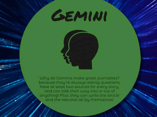Gemini Zodiac Wood Sign | Funny Astrology Home Decor Gift