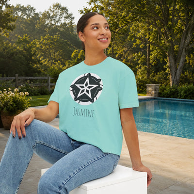 Personalized Cropped Star Tee - Vintage Dream Big Shirt | Custom Name Gift