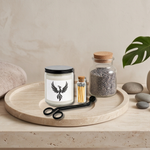 Phoenix emblem candle jar | Candle