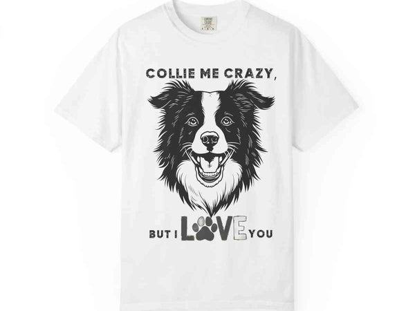 Collie T-shirt - Eco-Friendly Gaming Comfort Tee - Iron Phoenix GHG