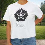 Personalized Cropped Star Tee - Vintage Dream Big Shirt | Custom Name Gift