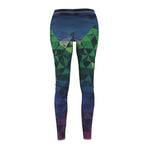 Geometric Mountain Leggings | Retro Gamer Yoga Wear