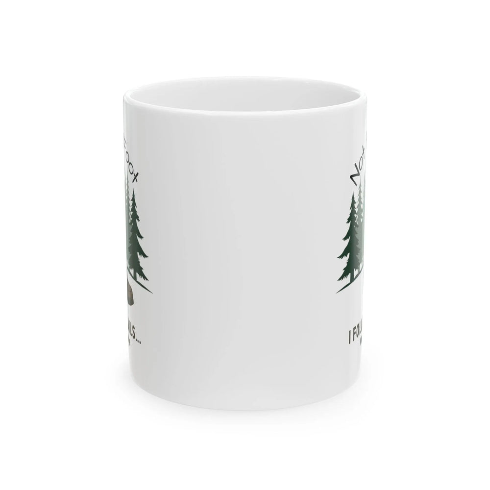 I Follow Trails Funny Hiking Mug