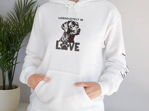 Copy of Dog Lover Hoodie - 'LABSOLUTELY IN LOVE' Sweatshirt for Pet Owners - Iron Phoenix GHG