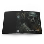 Gothic Horror Hardcover Journal - Full Wrap Print Showing Front and Back Artwork | Our Phoenix Rise