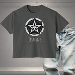 Personalized Cropped Star Tee - Vintage Dream Big Shirt | Custom Name Gift