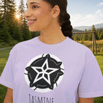 Personalized Cropped Star Tee - Vintage Dream Big Shirt | Custom Name Gift