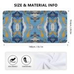 Vibrant Abstract Beach Towel - folded detail | Our Phoenix Rise