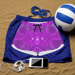 Purple Gem Kaleidoscope Athletic Shorts Detailed View 7 | Our Phoenix Rise
