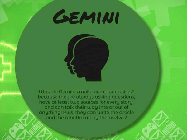 Gemini Zodiac Wood Sign | Funny Astrology Home Decor Gift