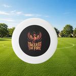 Phoenix Unleash The Fire Flying Disc - Centered on green field | Our Phoenix Rise