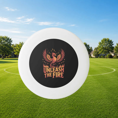 Phoenix Unleash The Fire Flying Disc - Centered on green field | Our Phoenix Rise