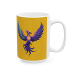 Pixel Art Phoenix Mug (11oz & 15oz)| Iron Phoenix GHG - Iron Phoenix GHG