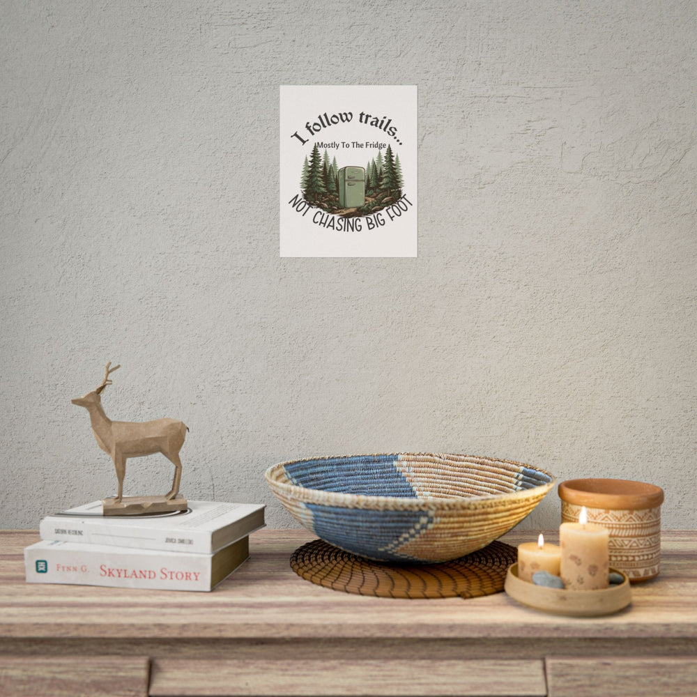 Humorous Camping Kitchen Poster