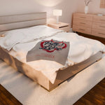 Personalized Plush Blanket - 'Fueled by Love' - Cozy Gift for Couples - Iron Phoenix GHG