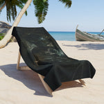 Gothic Skull Beach Towel - Detailed View of Ghostly Figure | Our Phoenix Rise