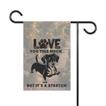 Dachshund Garden Banner | Dog Lover's Decor, Pet Memorial, Yard Sign, Outdoor Flag, Unique Home Gift