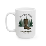 I Follow Trails Funny Hiking Mug Detailed View 7 | Our Phoenix Rise