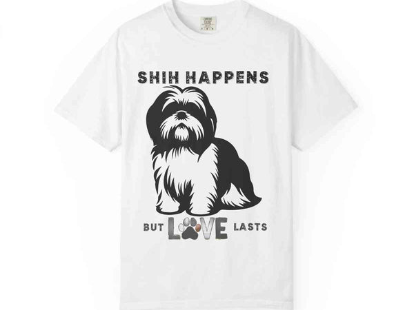 Shih Tzu T-shirt - Funny Eco-Friendly Gaming and Comfort Tee - Iron Phoenix GHG