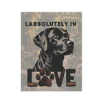 Labsolutely in Love Labrador Garden Flag | House Banner, Dog Paw Decor