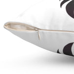 Phoenix Silhouette Pillow | Square Polyester Throw Pillow