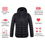 Heated USB Jacket for Outdoors | Red, Black - Iron Phoenix GHG