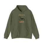 Corgi Love Hoodie, Cozy Sweatshirt, Dog Lover Gift, Pet Appreciation, Cute Animal Apparel, Perfect for Birthdays & Celebrations - Iron Phoenix GHG