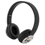 Black On-Ear Wireless Gaming Headphones - Front view showcasing design | Our Phoenix Rise
