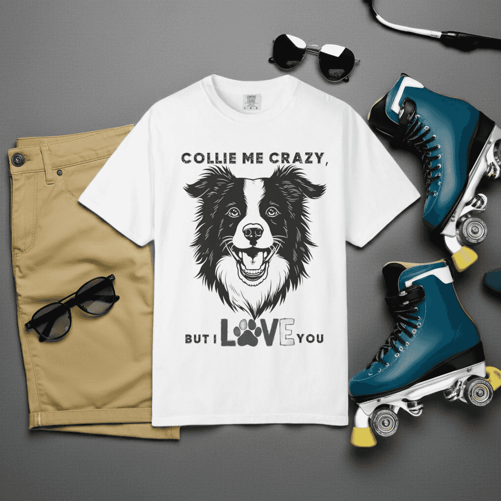 Collie T-shirt - Eco-Friendly Gaming Comfort Tee