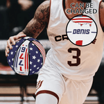 American Flag Basketball - Full view stars and stripes design | Our Phoenix Rise