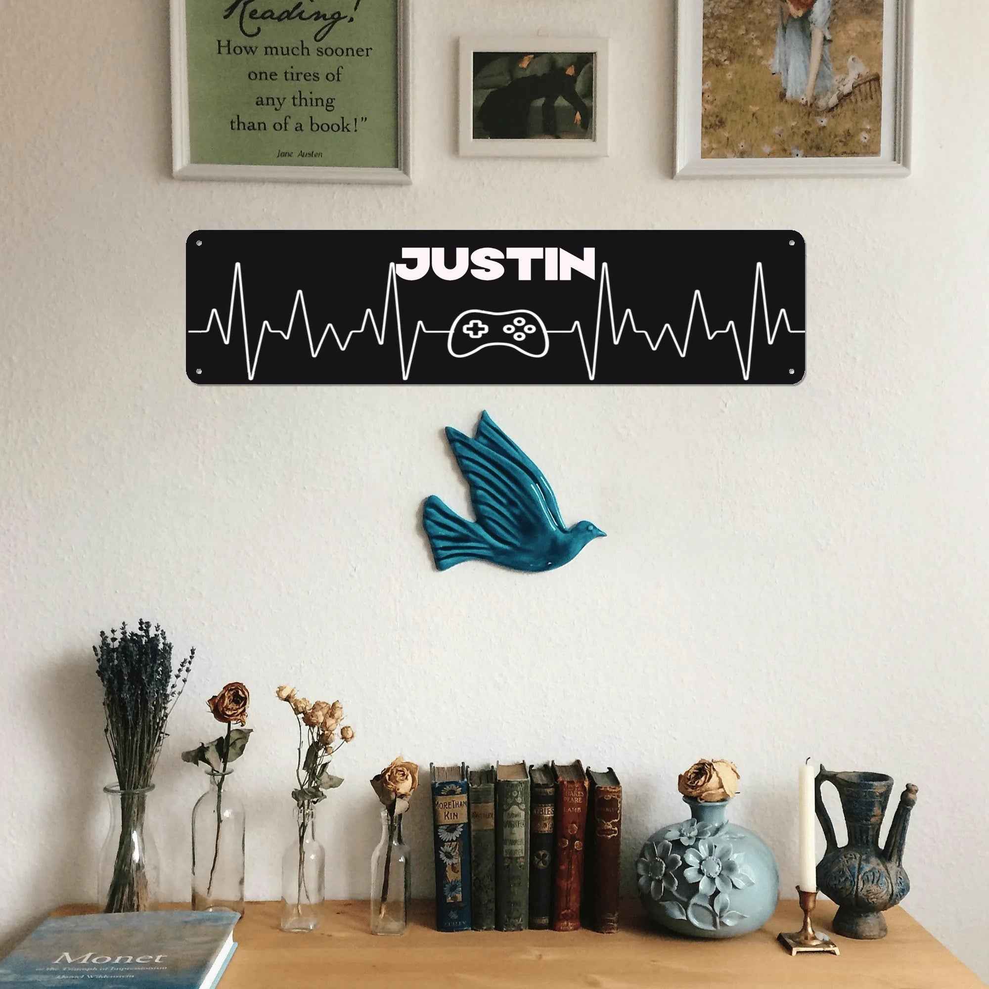 Made in the USA -16x4In Printed Aluminum Sheet Metal Sign (Free Shipping and Shipped in US)