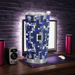 "Blue Matrix" Abstract Tumbler Custom | Iron Phoenix GHG - Iron Phoenix GHG