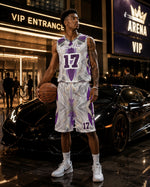 Custom Basketball Jersey and Shorts Set - Jersey Neckline Detail | Our Phoenix Rise