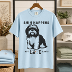 Funny Shih Tzu Pun Shirt - Yam Orange Color Detail | Our Phoenix Rise