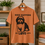 Funny Shih Tzu Pun Shirt - Ivory Color Detail | Our Phoenix Rise