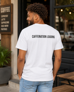 Minimalist Coffee Lover T-Shirt - Graphic Detail Zoom | Our Phoenix Rise