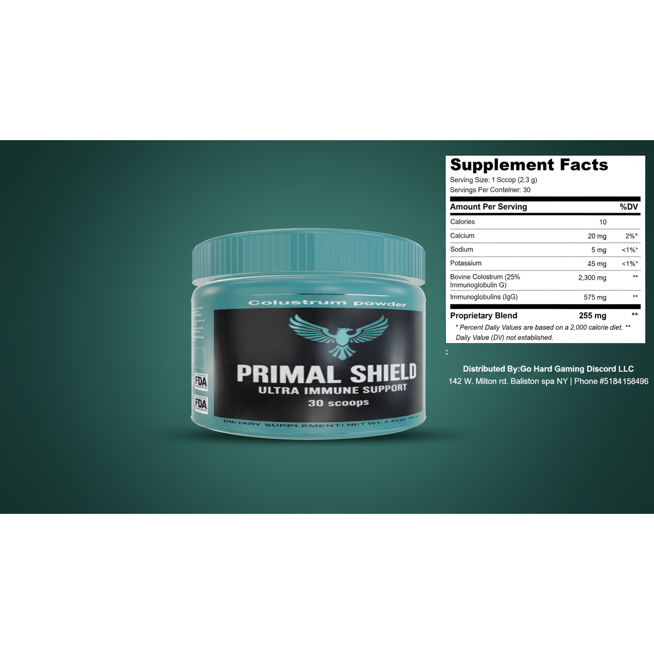 Phoenix Immune Shield-Colostrum Powder Immune Support Supplement
