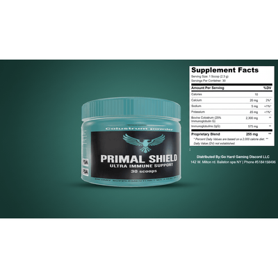Colostrum Powder Immune Support Supplement - Front view bottle | Our Phoenix Rise
