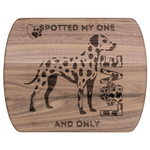 Dalmation Decorative Cutting Board - Walnut wood main view | Our Phoenix Rise