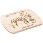 Dalmation Decorative Cutting Board - Maple wood angle view | Our Phoenix Rise