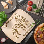 Dalmation Decorative Cutting Board - Maple wood lifestyle kitchen setting | Our Phoenix Rise