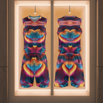 Abstract Heart Swirl Basketball Uniform Set - Indoor Gallery Lighting | Our Phoenix Rise