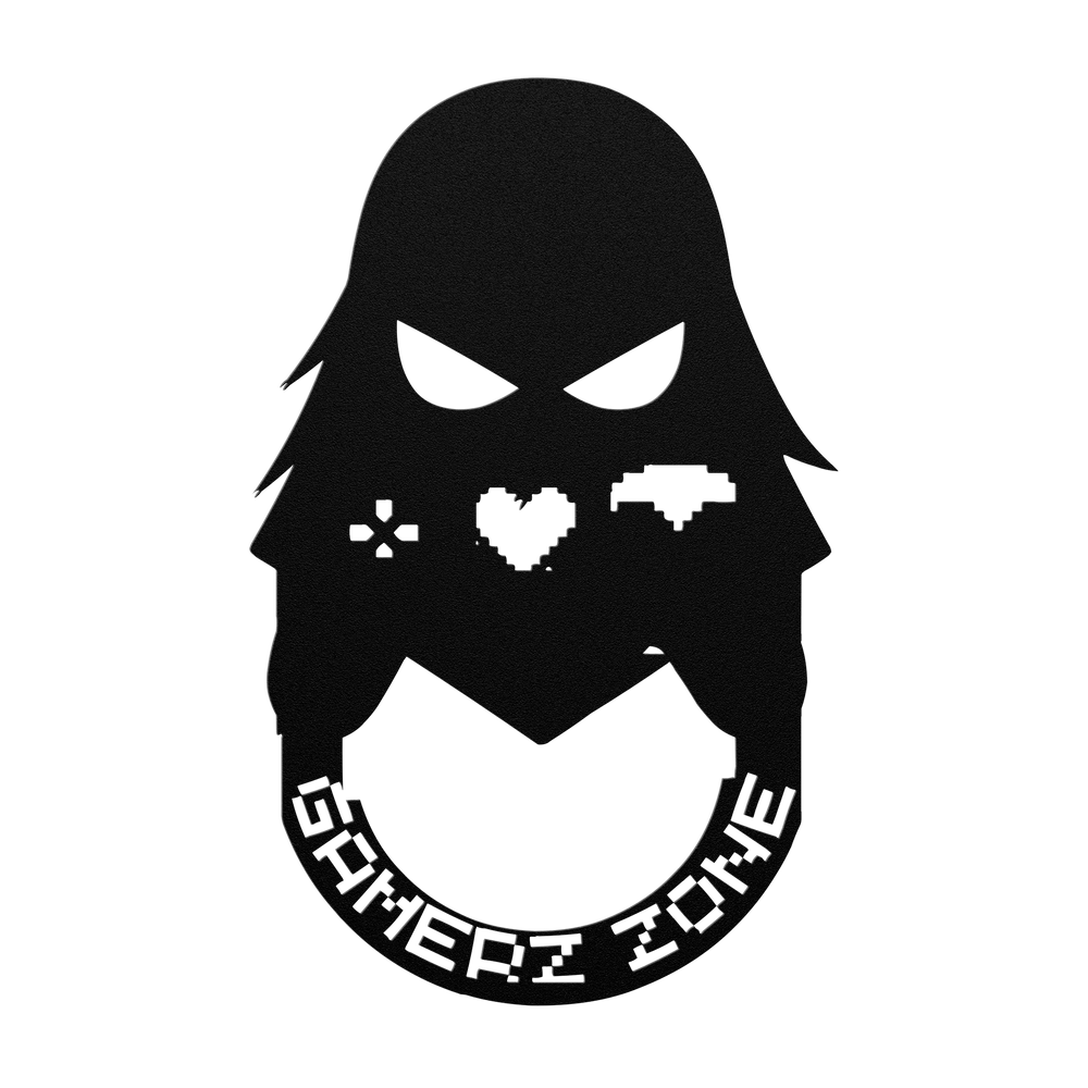 Gamer Zone Metal Wall Decor | Durable Steel Gaming Room Sign